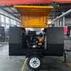 Screw Diesel Air Compressor 185 Cfm Air Compressor Diesel Portable Mining Air Compressor Diesel Engine 185Cfm Jack Hammer