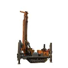 260m Crawler Mounted Diesel Engine Driven Borehole DTH Pneumatic Water Drilling Rig Machine Well Drilling Rig China Mud Pump