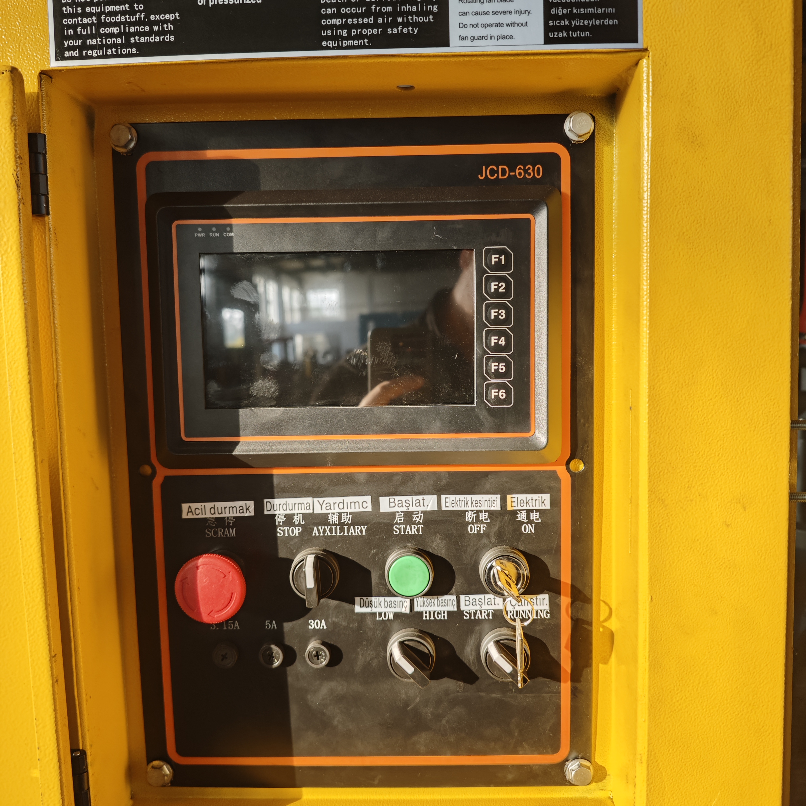 Factory Directly 35 M3/min 35 Bar 410 Kw Portable Mining Engine Diesel Screw Air Compressor