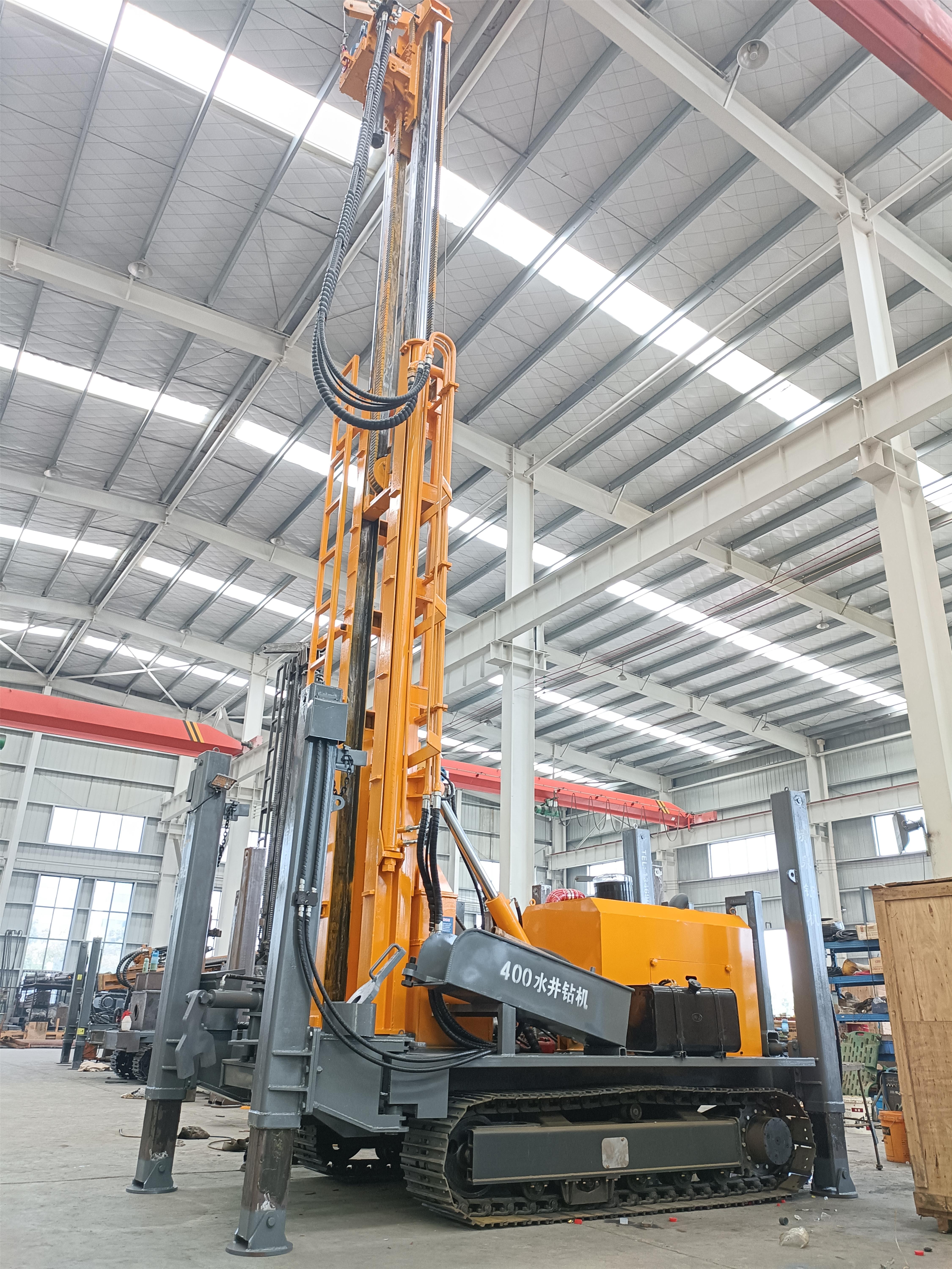 YLZJ400 450meter Depth Cheapest 400m Crawler Type Well Drilling Rig Water Well Drill Rig for Sale 
