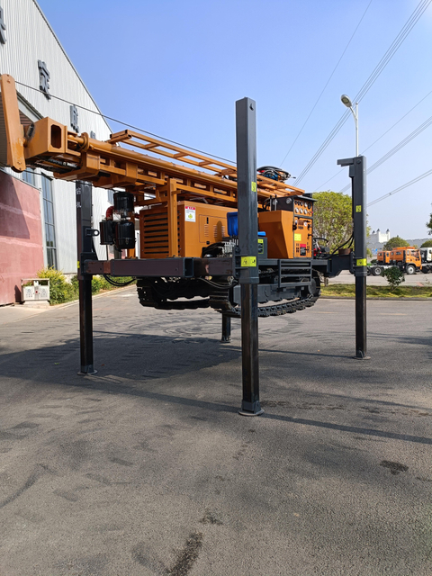 YLZJ300 350 Meter Depth Max Water Well Drilling Rig Yuchai 91KW Diesel Engine