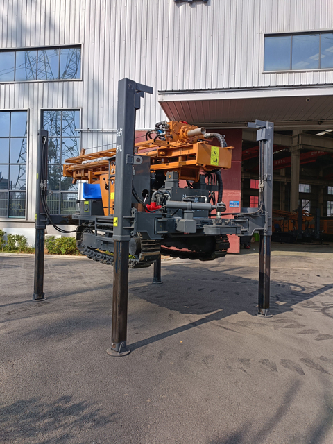 YLZJ350A Light Machine 300 Meter Depth Yucahi 91KW Water Well Drill Rig Pump Air Compressor 350Meter