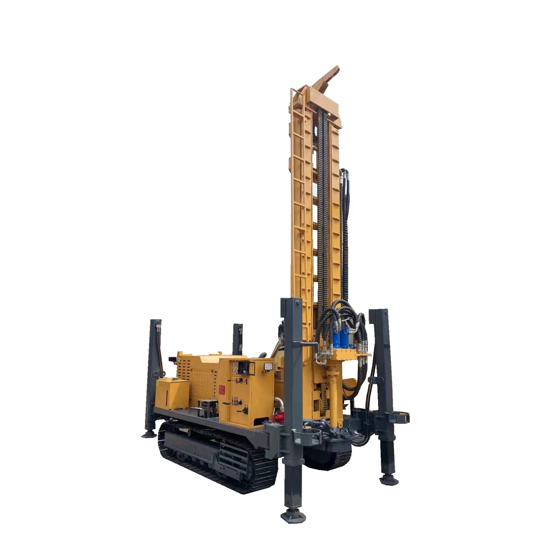 Water Drilling Machine 200m 300m 400m 600m Borehole Drilling Machine Water Well Drilling Rig Water Pump Motor Truck Engine
