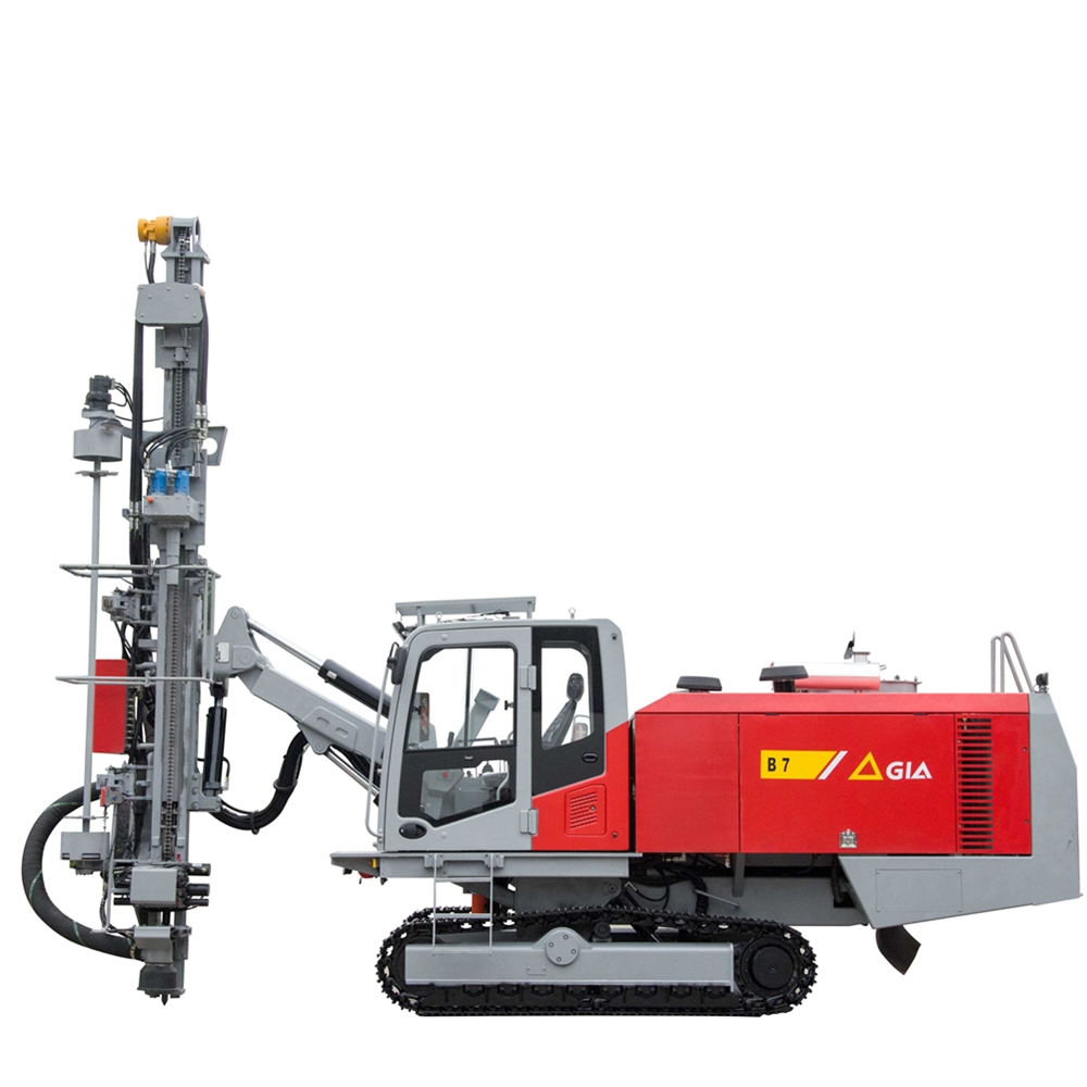 Factory direct sales DTH 30m drilling rig hydraulic crawler 264kw for mining