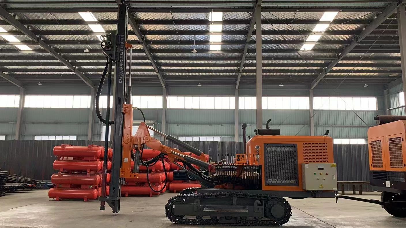 YL420S 78KW Power Crawler type Rock Blasting Drilling Rig Diesel Drilling Rig 