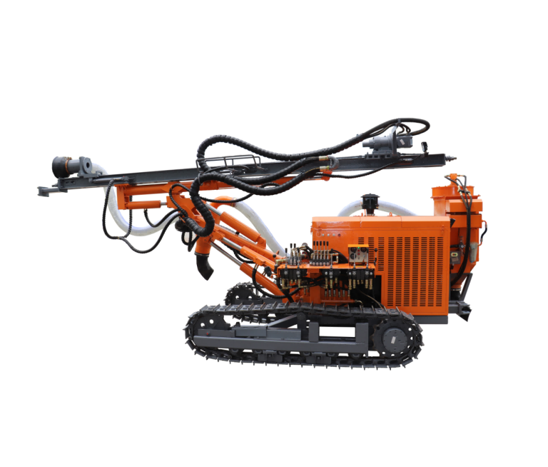YL920 25meter DTH Blast Hole Drilling Rig Rock Drilling Machine Crawler type using with diesel air compressor