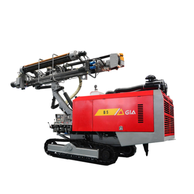 Factory direct sales DTH 30m drilling rig hydraulic crawler 194kw for mining
