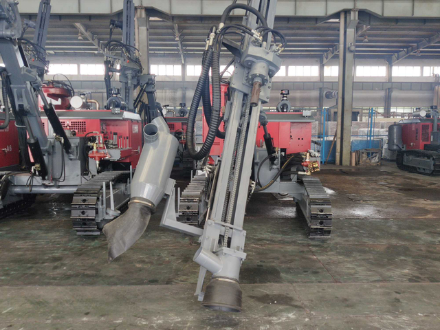 A3 Pneumatic Open pit Crawler DTH Drill Rig for Road Construction made in China