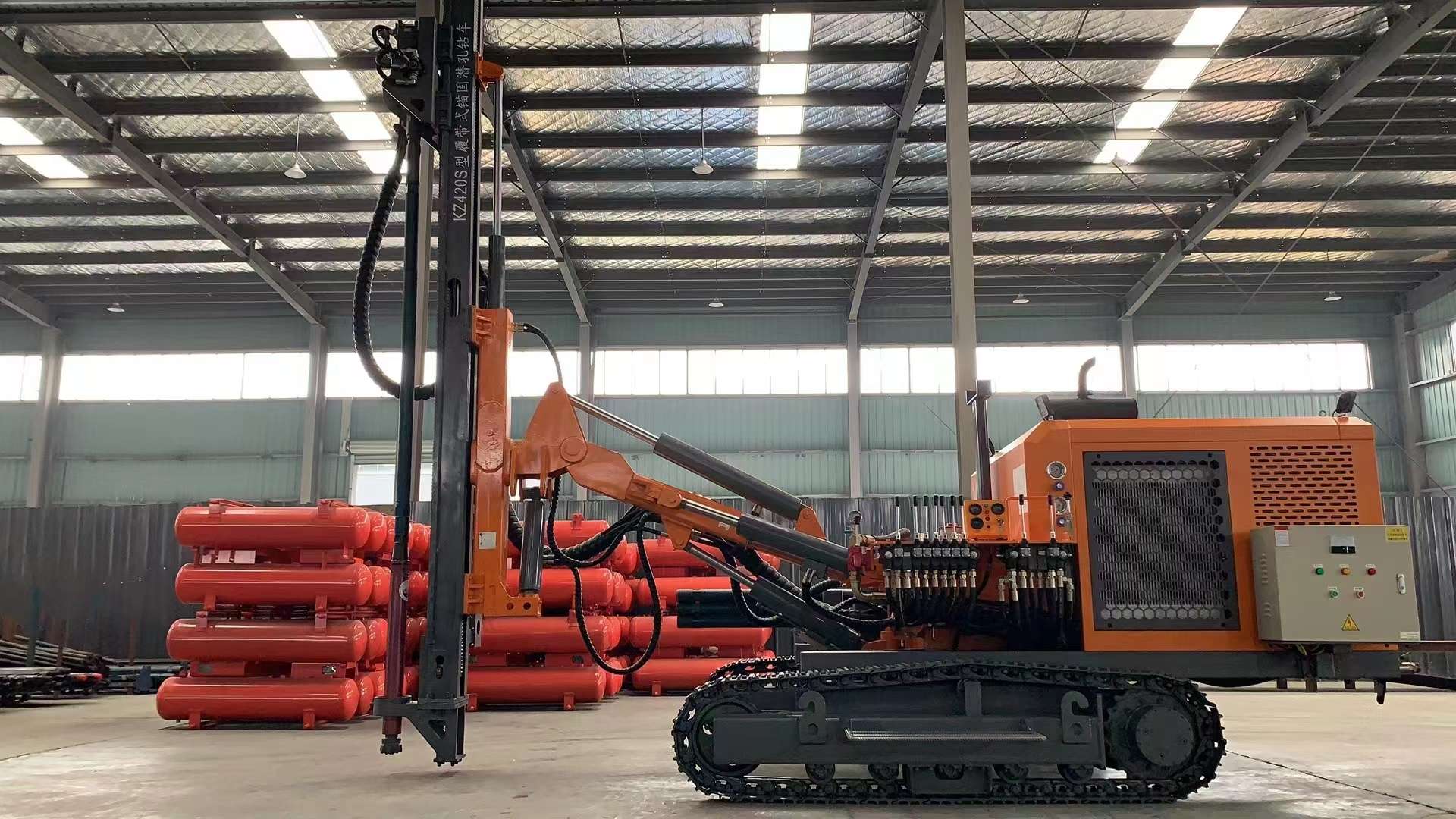YL420S 78KW Power Crawler type Rock Blasting Drilling Rig Diesel Drilling Rig 