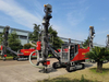 Factory direct sales DTH 30m drilling rig hydraulic crawler 194kw for mining